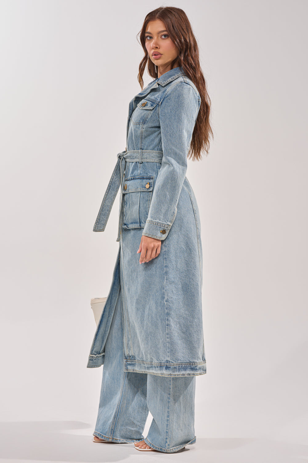 CAMILLA DENIM TRENCH