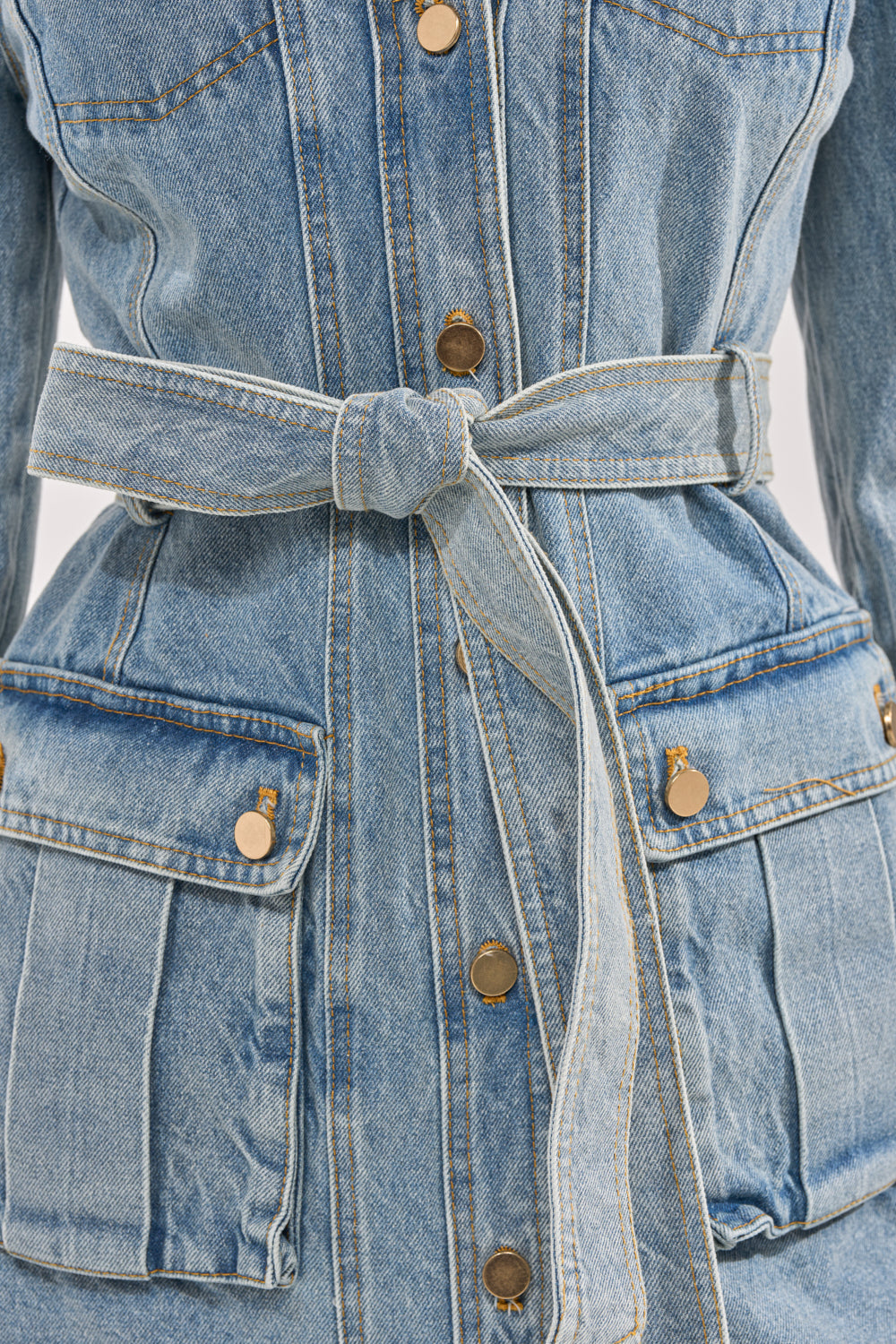 CAMILLA DENIM TRENCH