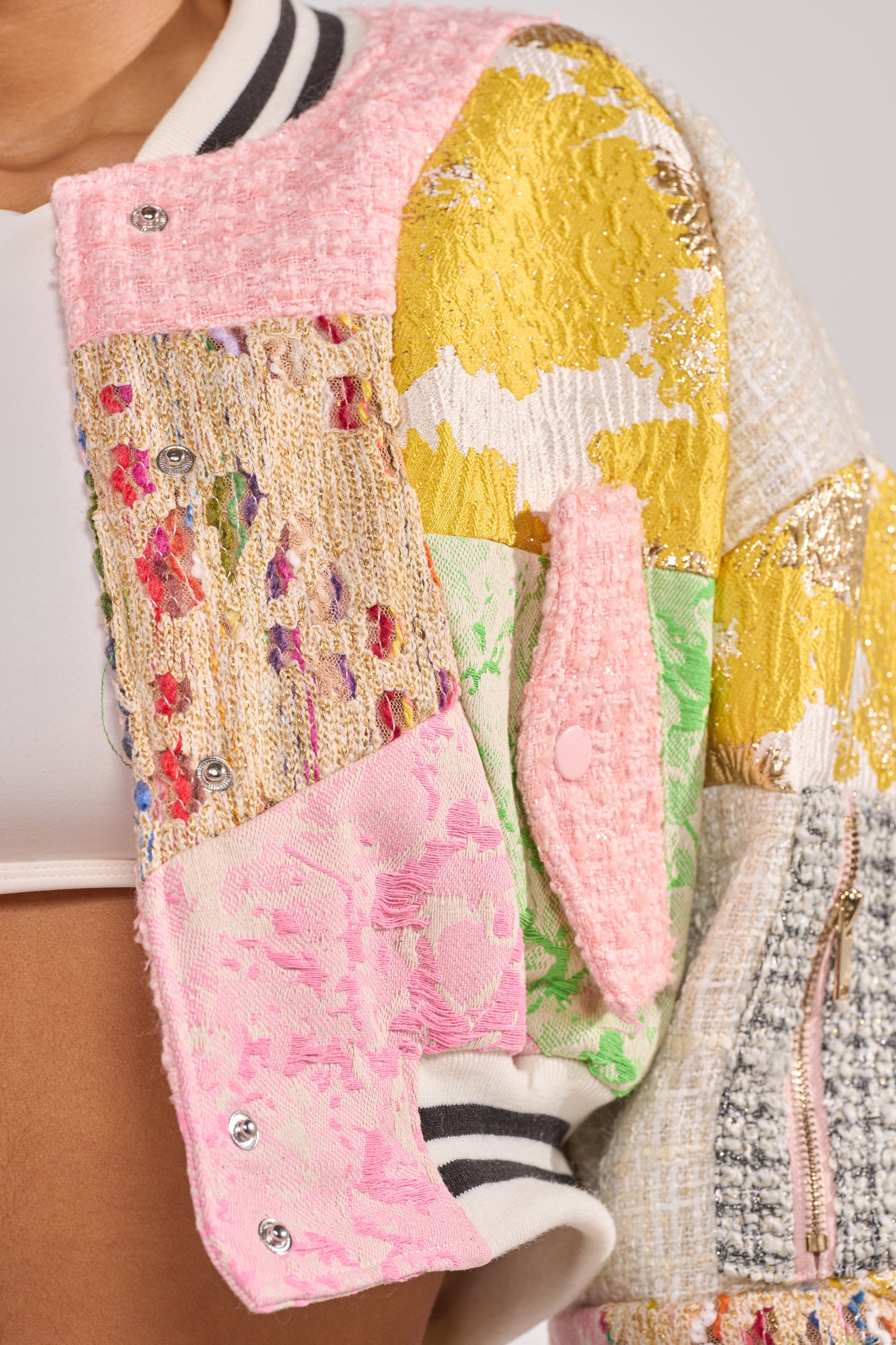 ESTELLE PATCHWORK BOMBER
