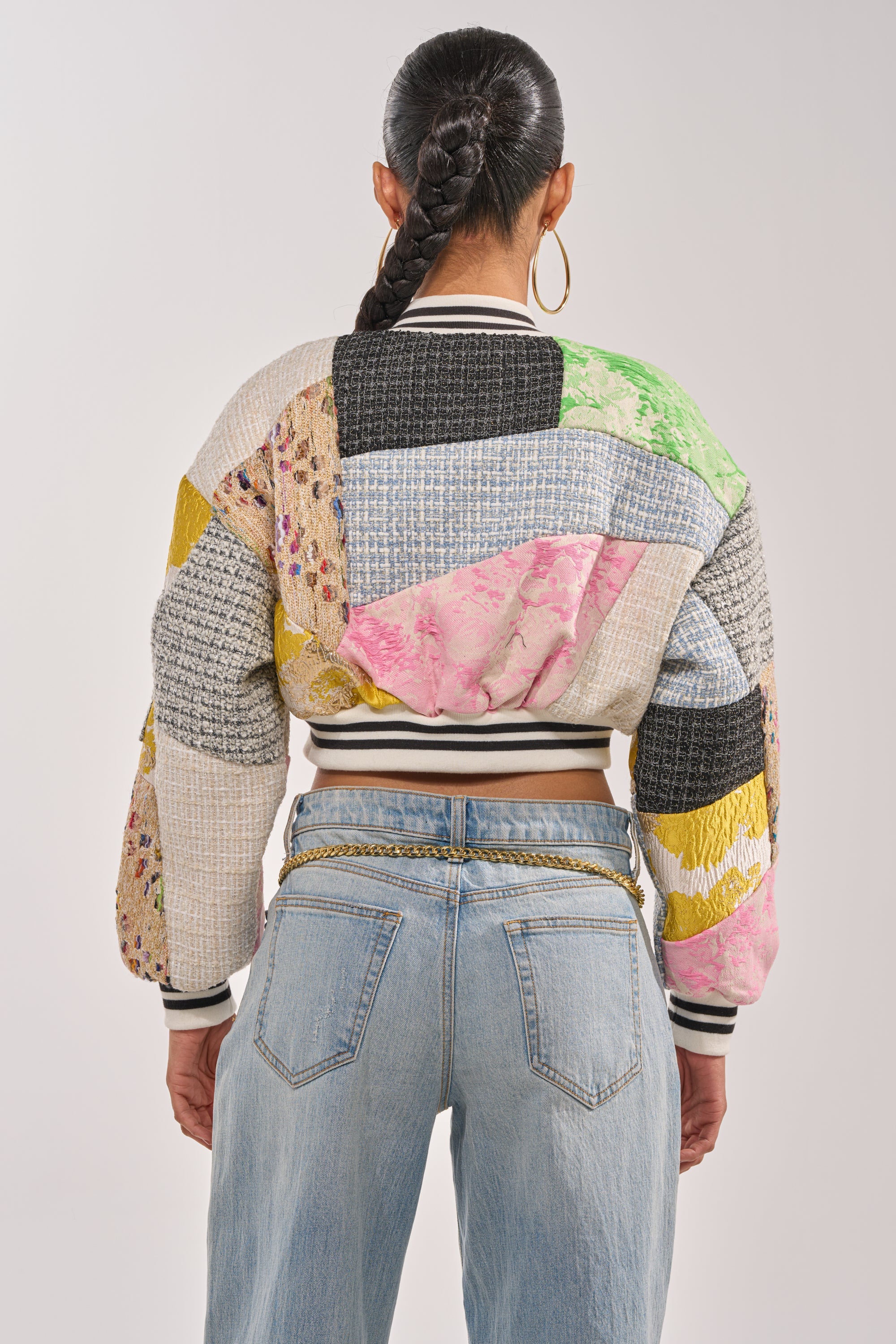 ESTELLE PATCHWORK BOMBER