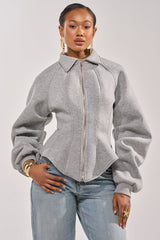 MONEY TALKS NEOPRENE JACKET