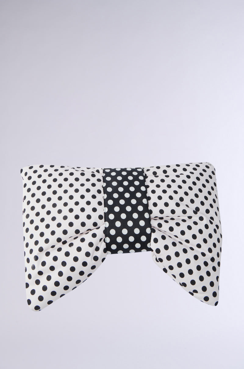 GET WITH IT BOW CLUTCH