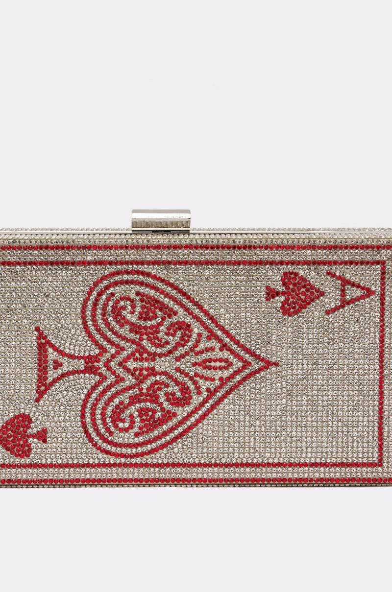 PLAY YOUR CARDS CLUTCH
