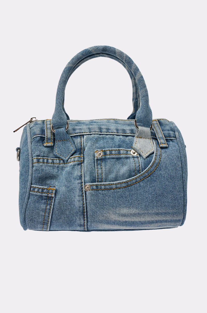 NO BLUES DENIM PURSE