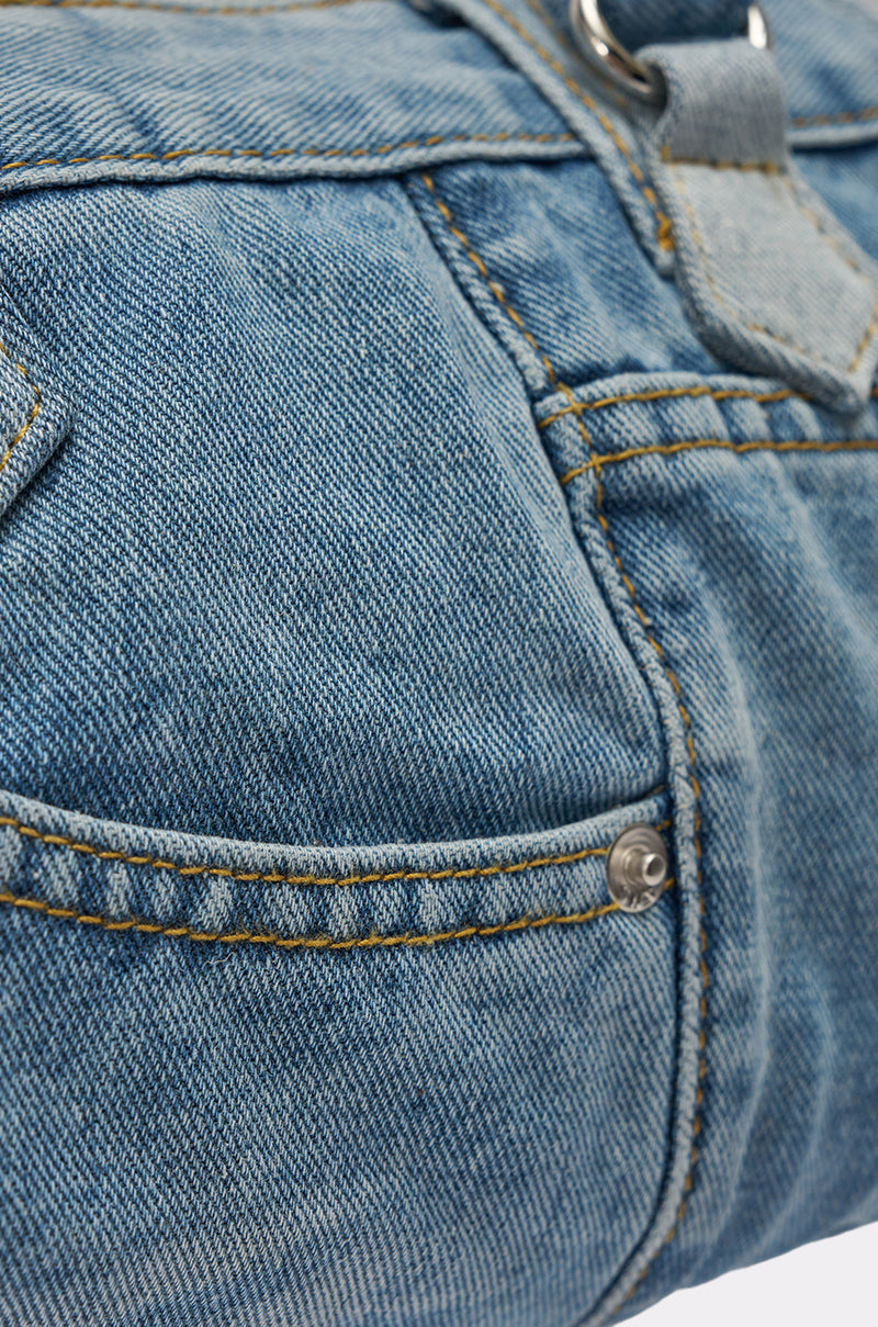 NO BLUES DENIM PURSE