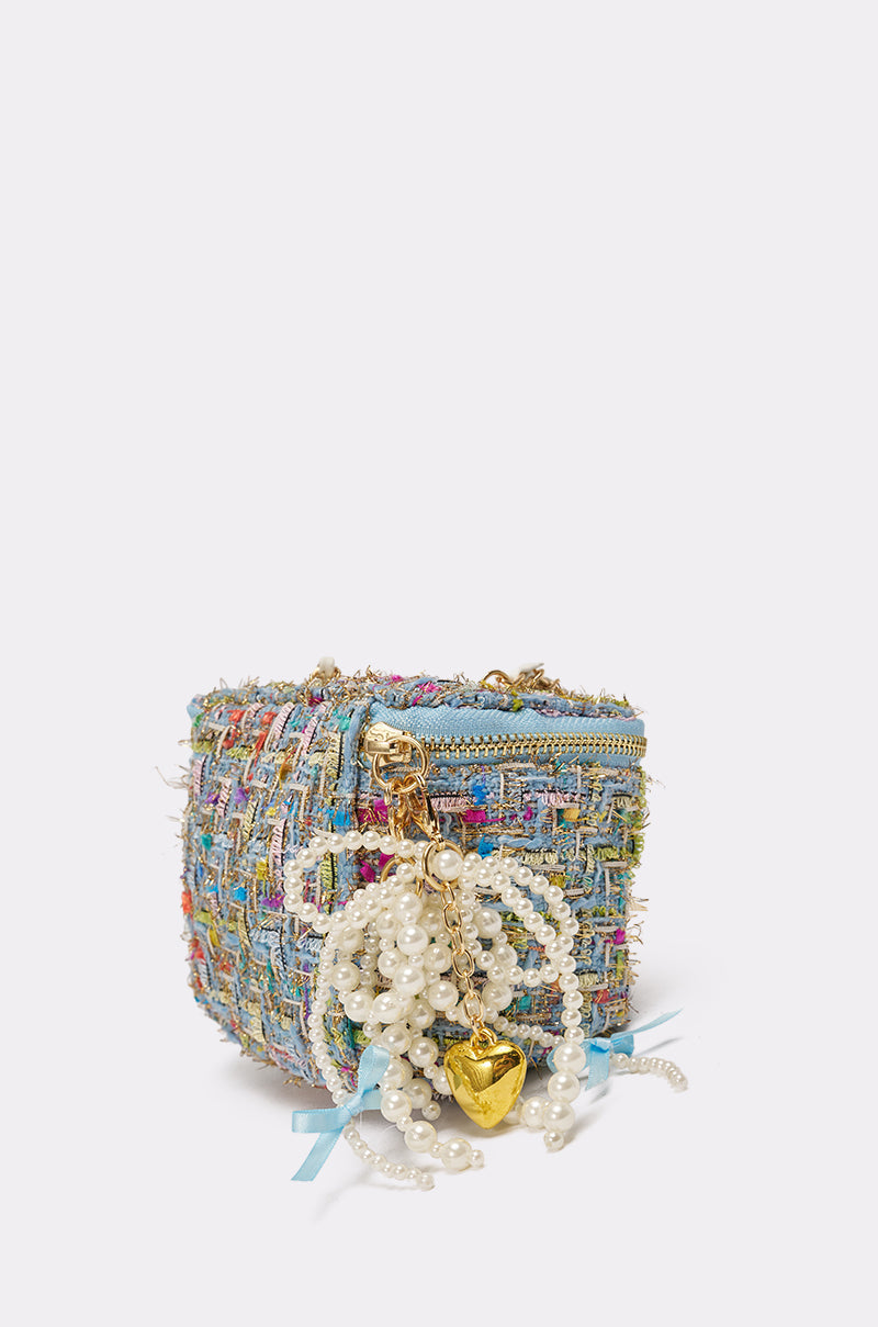 I HAVE CLASS TWEED PURSE