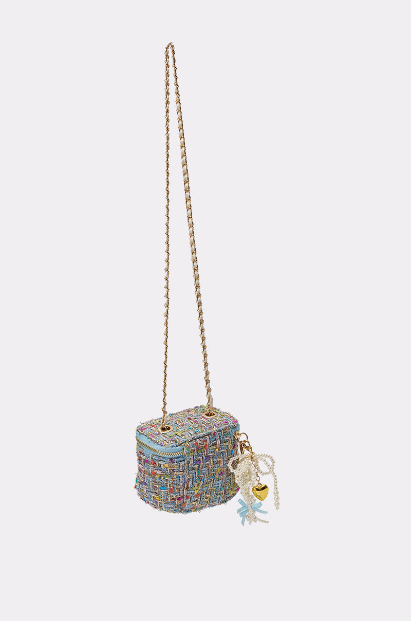 I HAVE CLASS TWEED PURSE