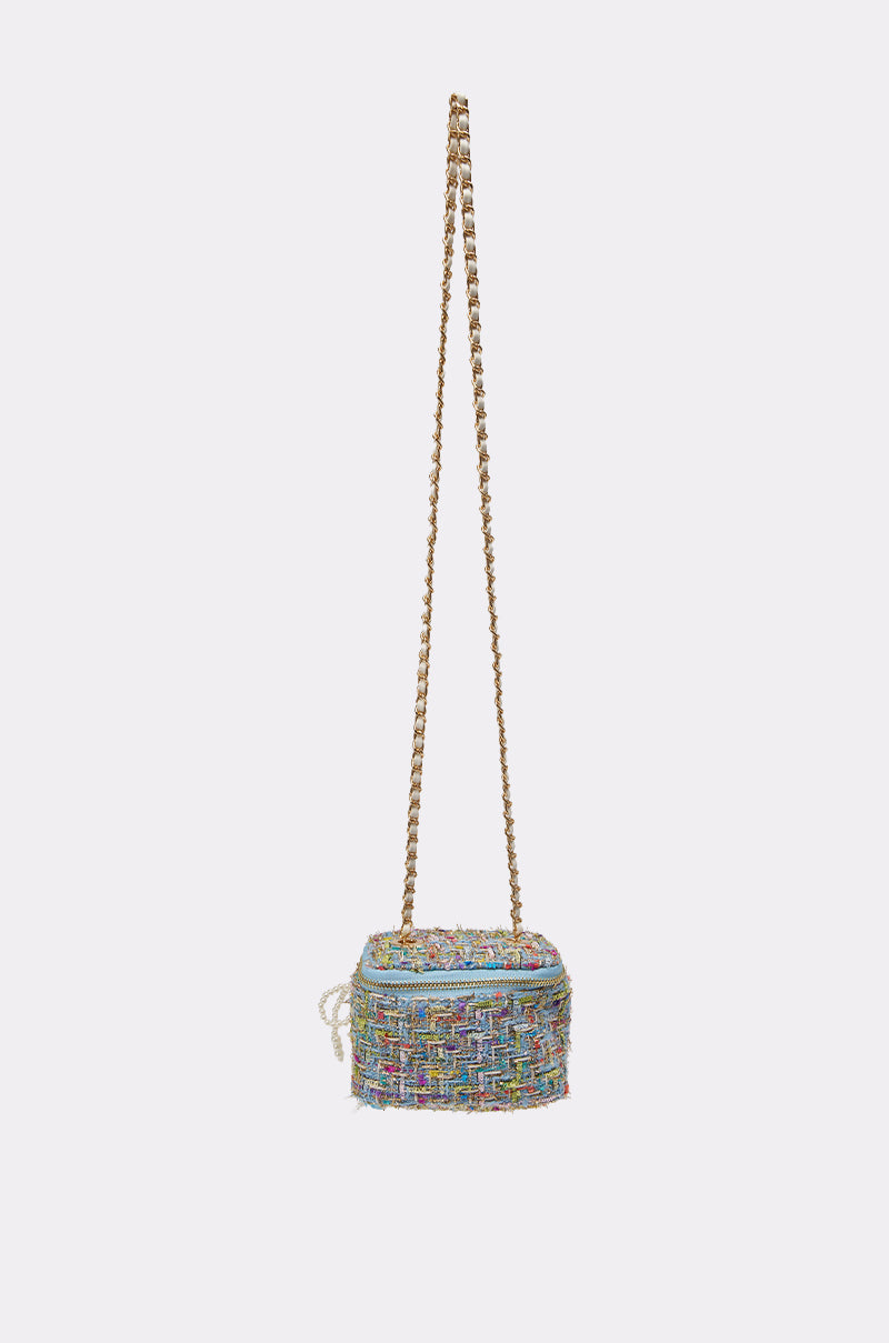 I HAVE CLASS TWEED PURSE