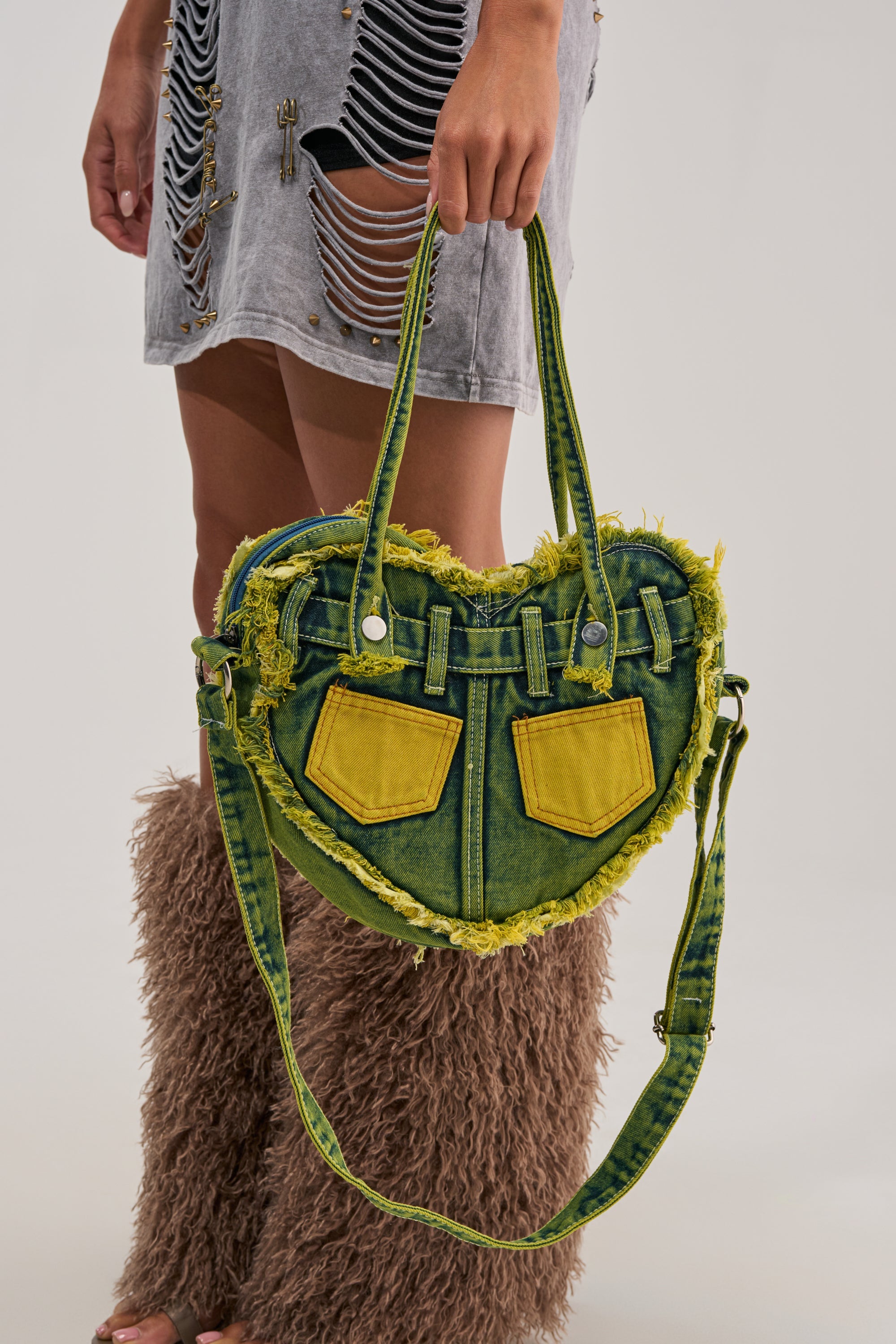 WHATYA WANT DENIM PURSE