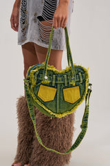 WHATYA WANT DENIM PURSE