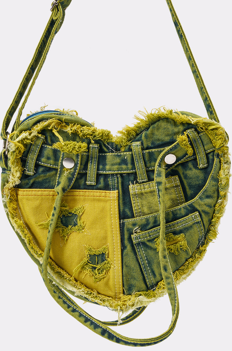 WHATYA WANT DENIM PURSE