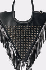TAKE ME OUT STUDDED TOTE