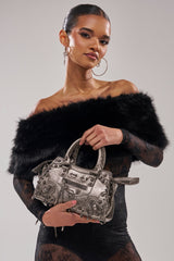 GRUNGE PIERCED PURSE