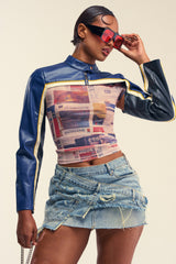 CAN I KICK IT BOLERO IN NAVY