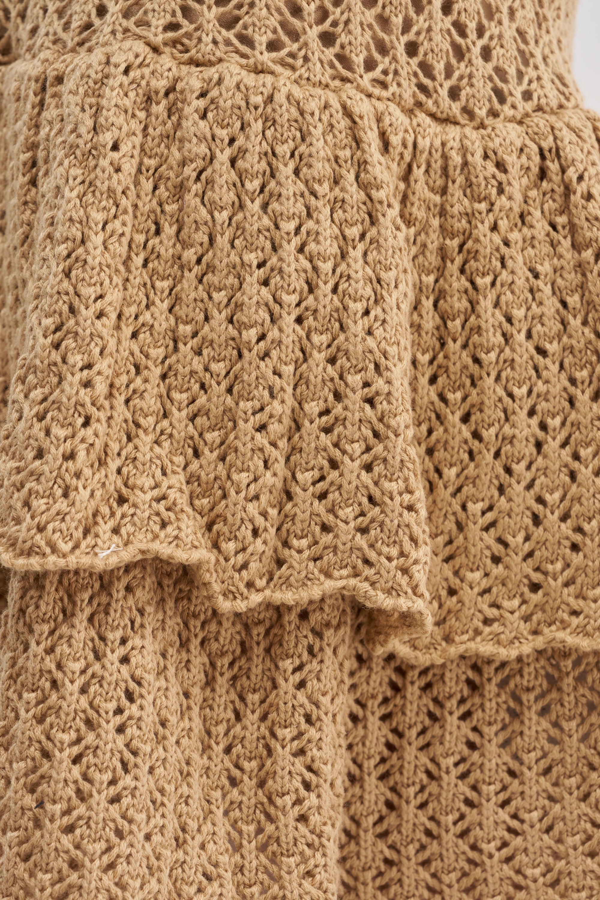 LINSEY MAXI KNIT DRESS IN BROWN
