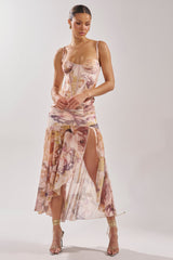 WILD FLOWER MAXI DRESS