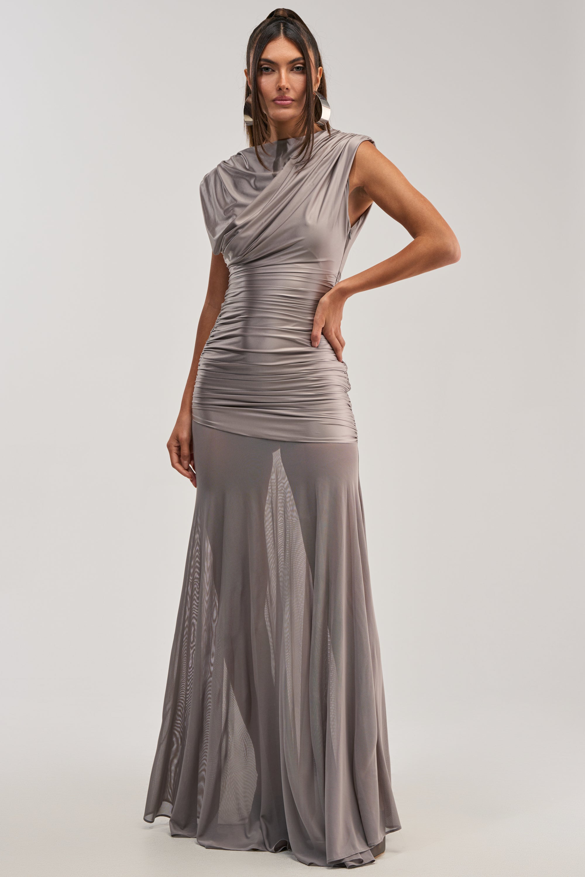 LIMITLESS SATIN MAXI DRESS