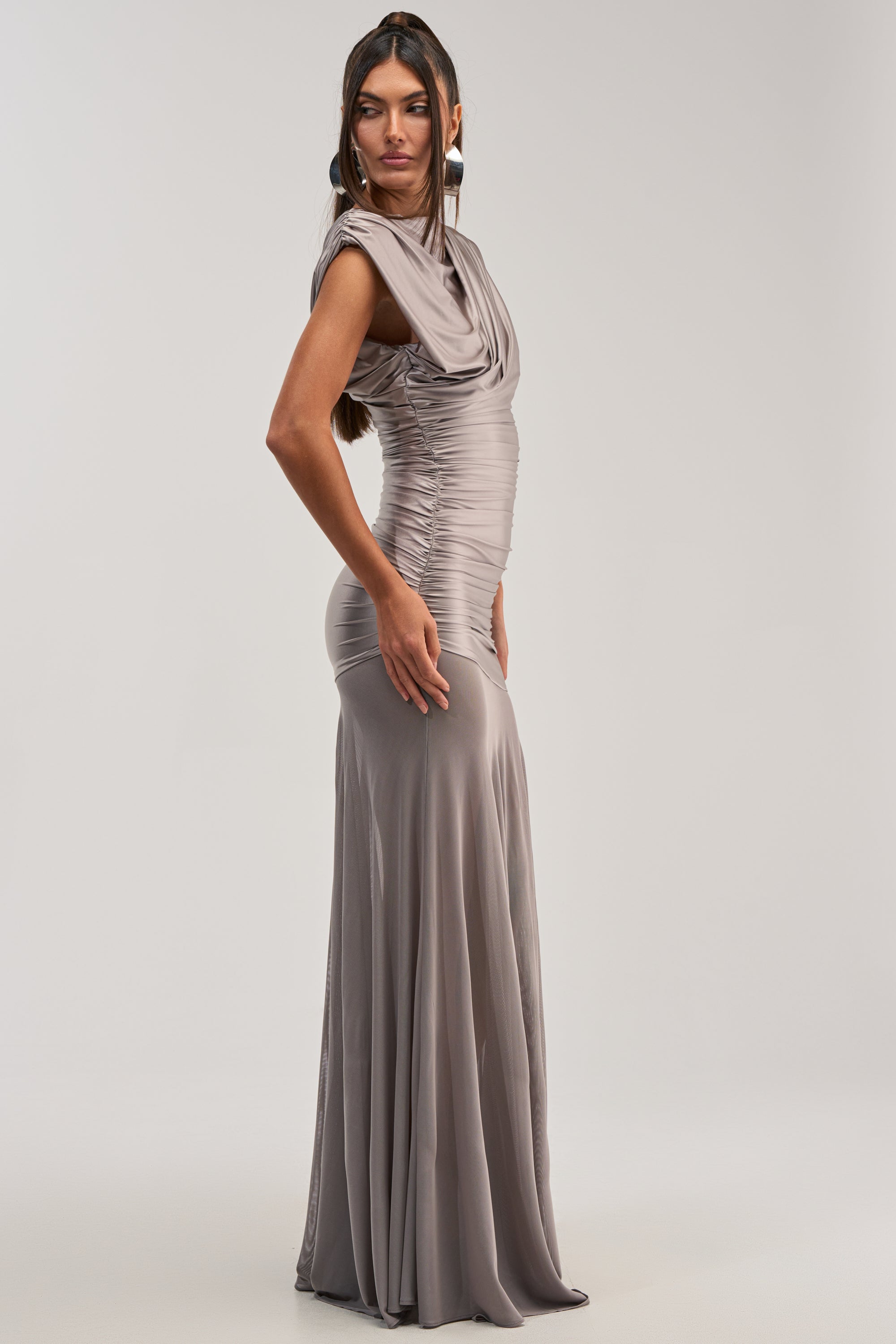 LIMITLESS SATIN MAXI DRESS