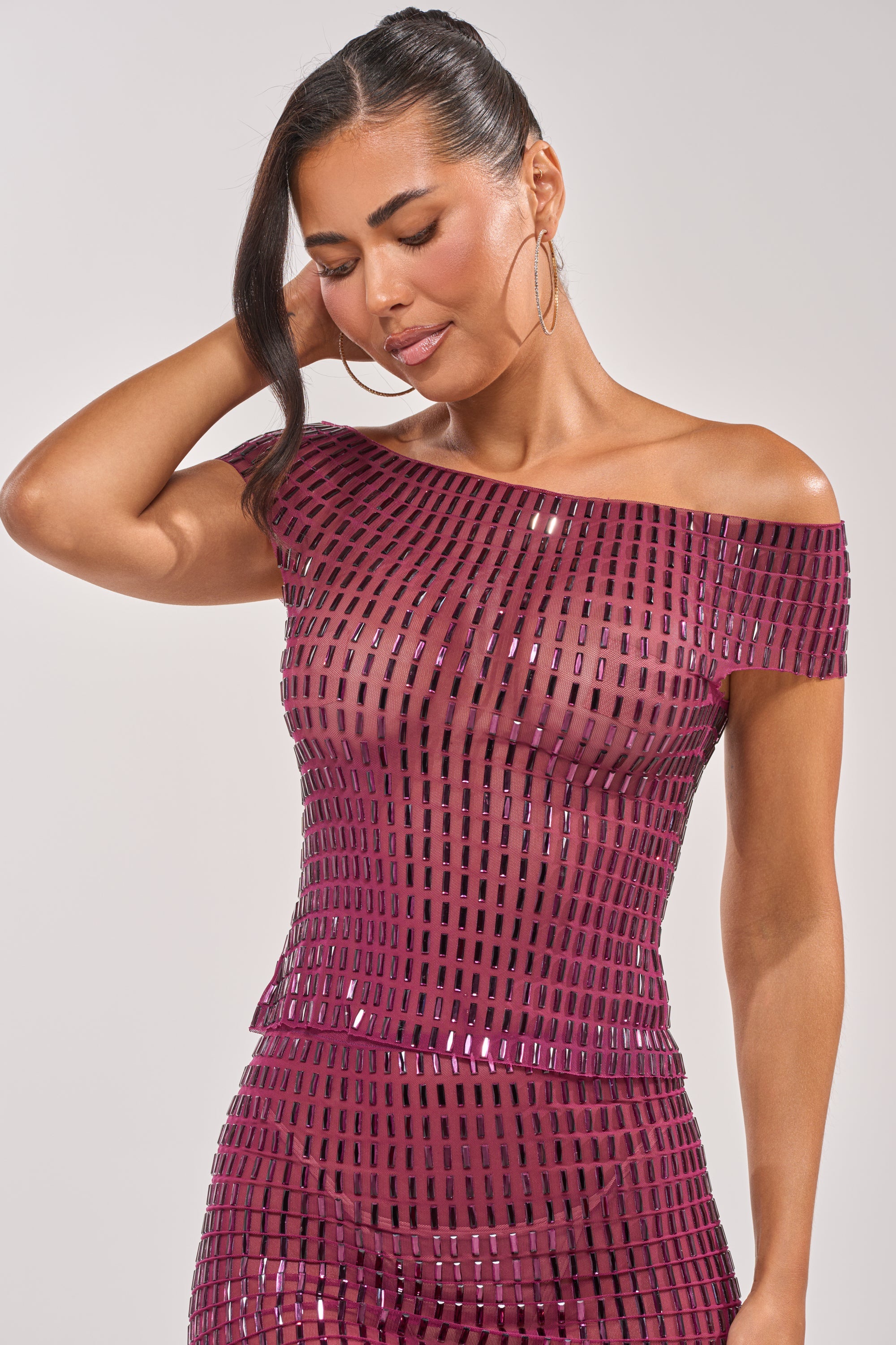 SHAKE IT FOR ME BABY RHINESTONE TOP