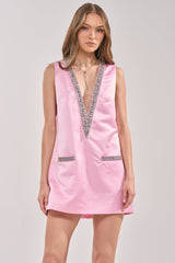 UNDER THE LIGHTS SEQUIN MINI DRESS