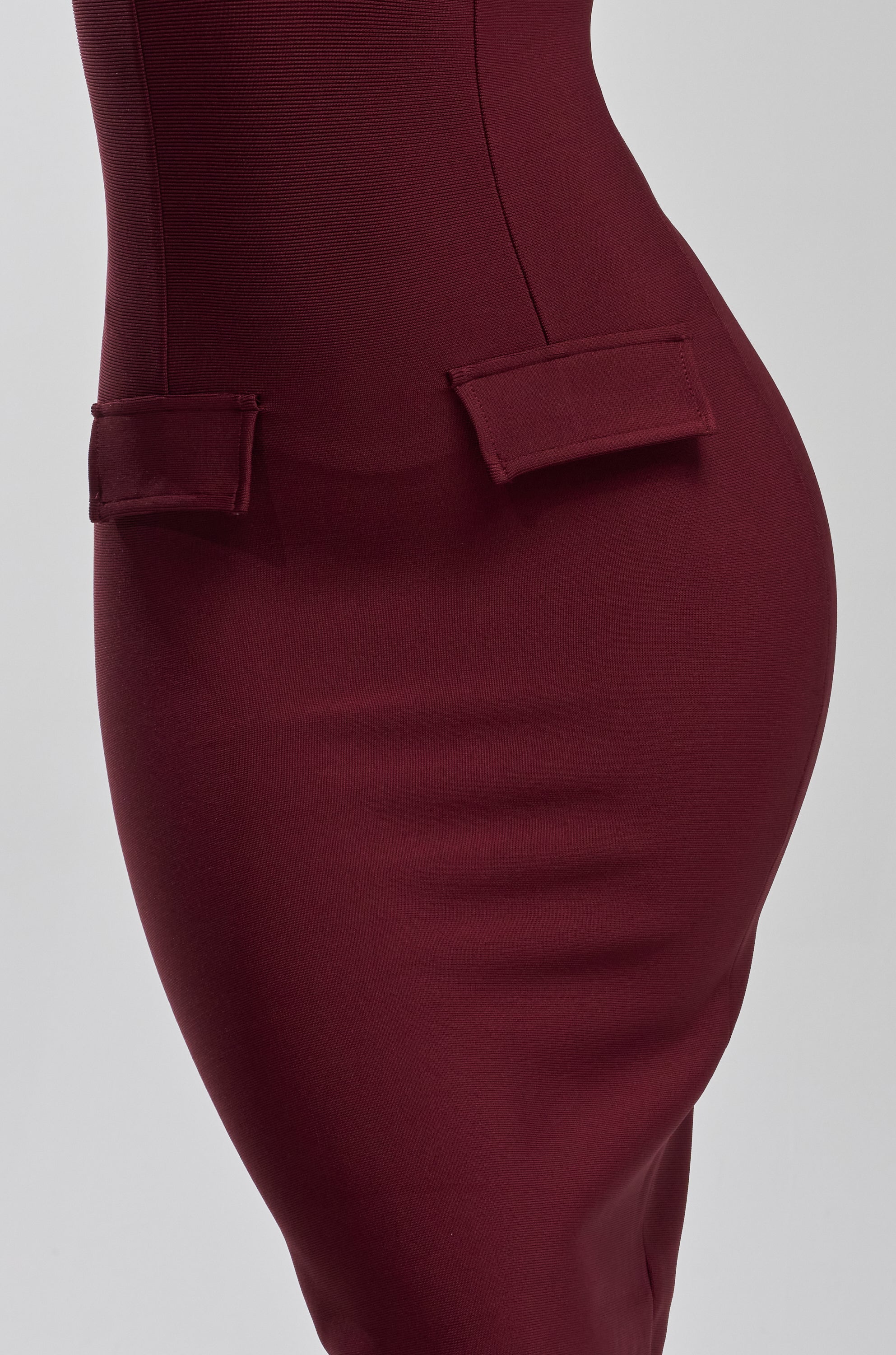 KISS & TELL BANDAGE MIDI DRESS