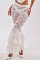COACHELLA LACE RUFFLE PANTS