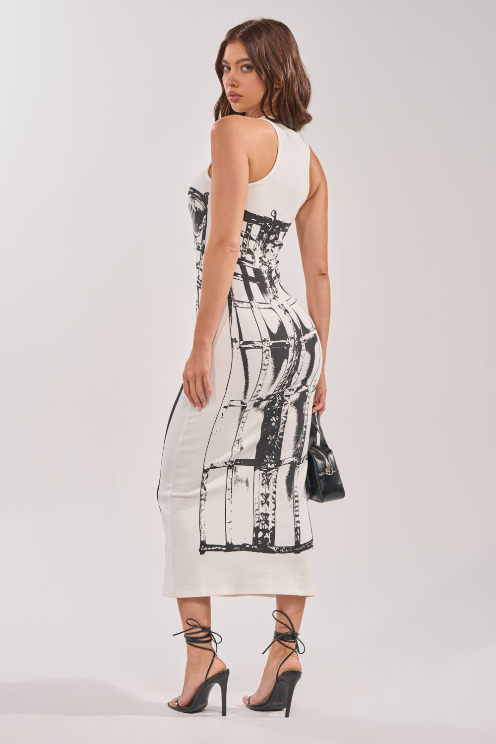 BREAK FREE PRINTED MIDI DRESS