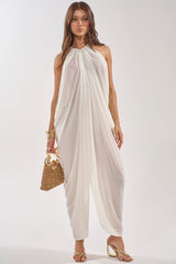 BALI MAMI LOW BACK MAXI DRESS IN WHITE
