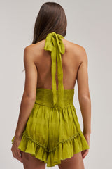 SUMMER DAY CHIFFON SLEEVELESS ROMPER
