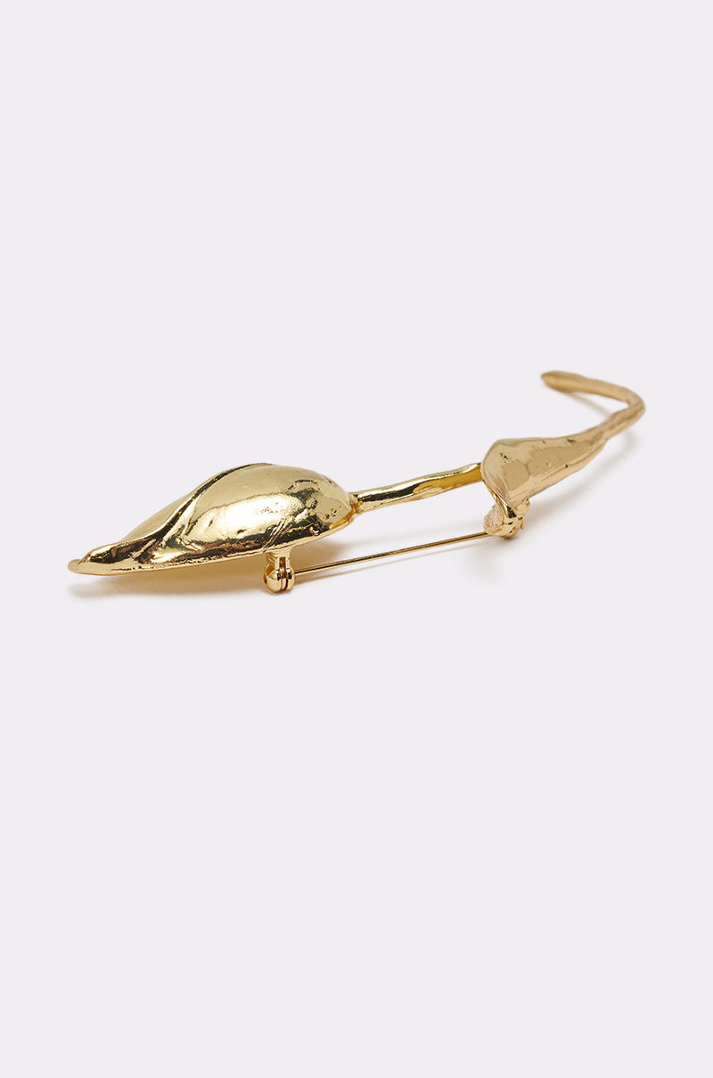 SPRINGY BROOCH