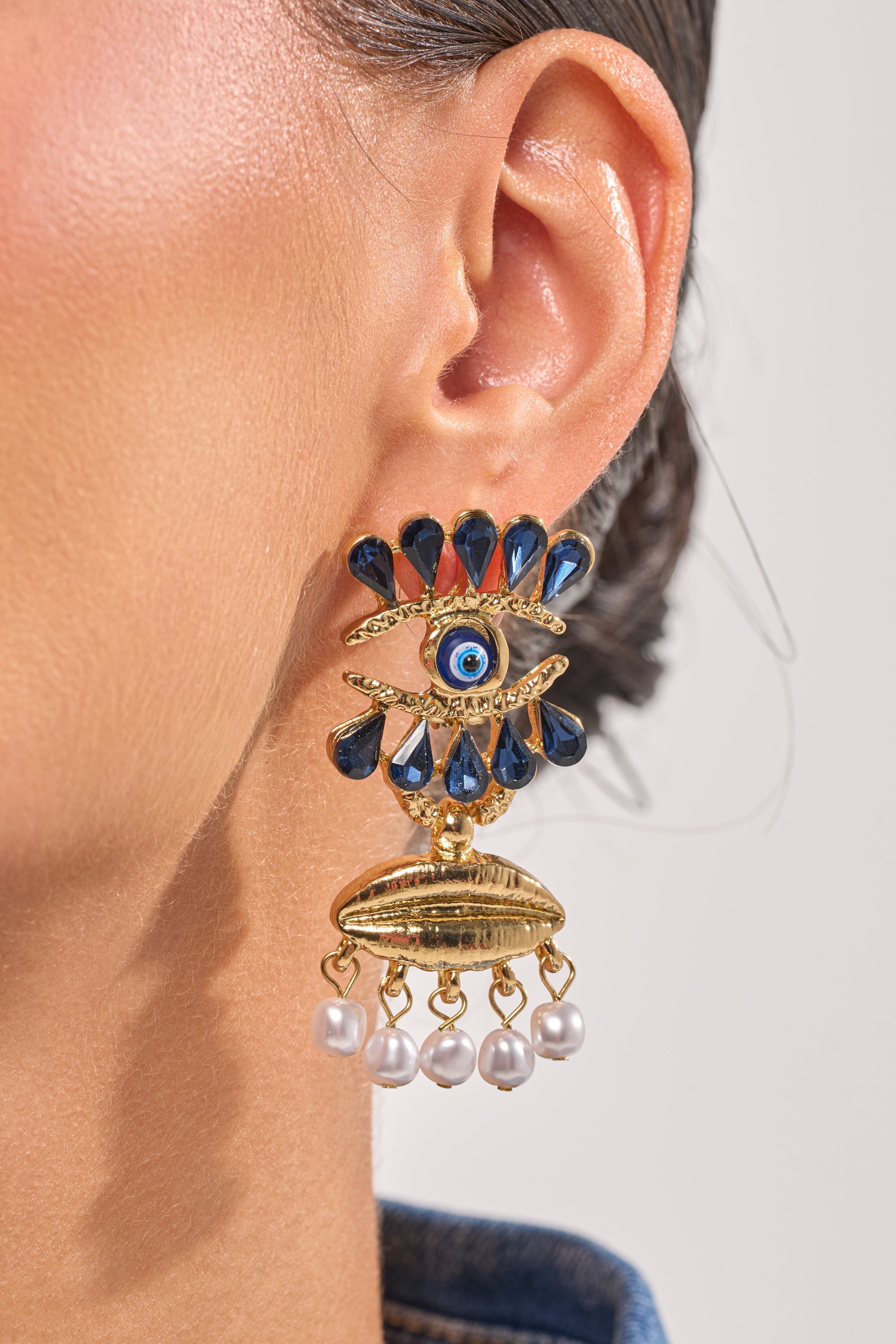 TWO FACED EARRING