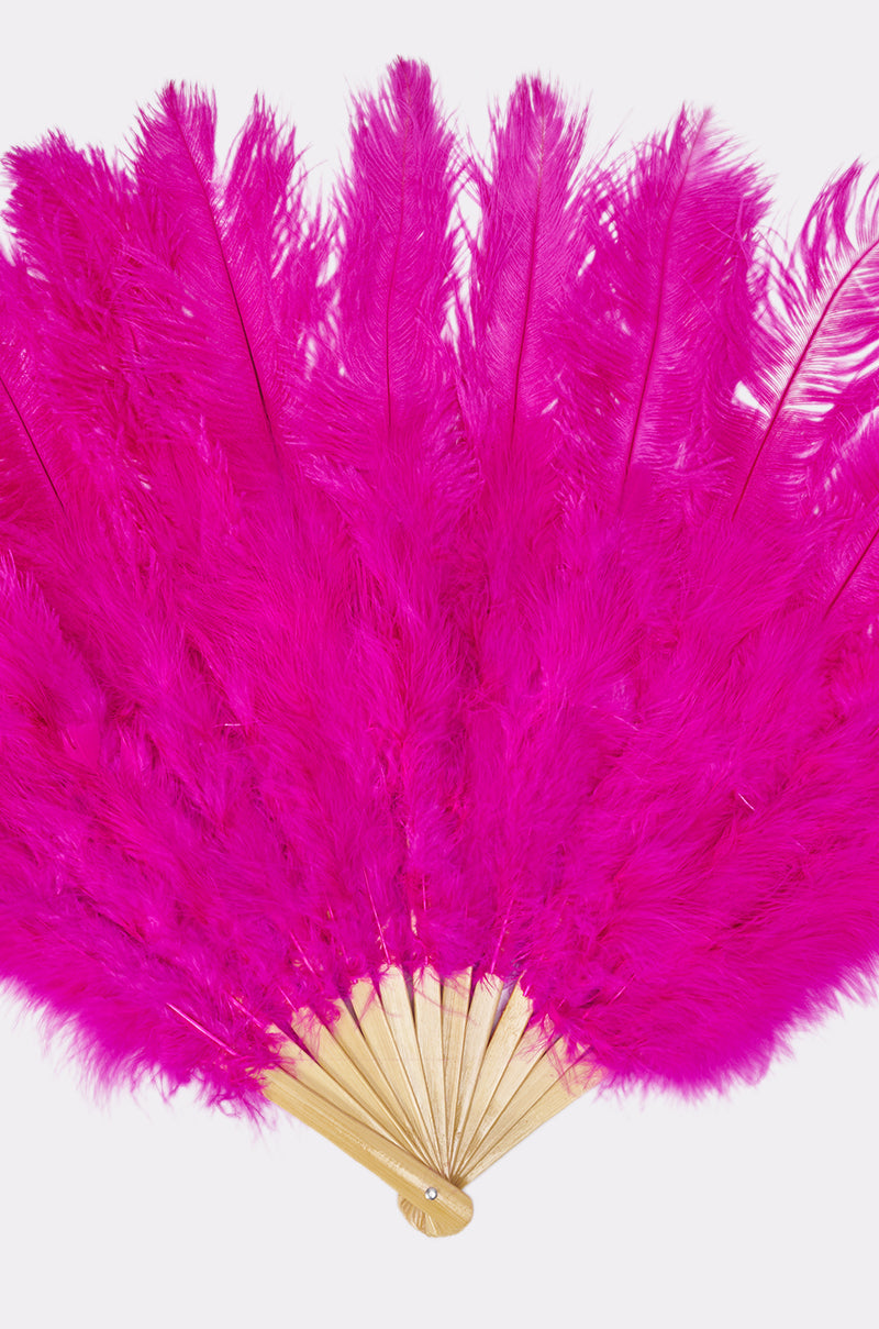 STAY THE NIGHT FEATHER FAN