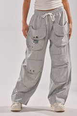 GET WITH IT WIDE LEG CARGO JOGGER