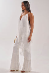 BAECATION FRINGE JUMPSUIT