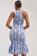 SUMMER OF LOVE SMOCKED EYELET MAXI DRESS