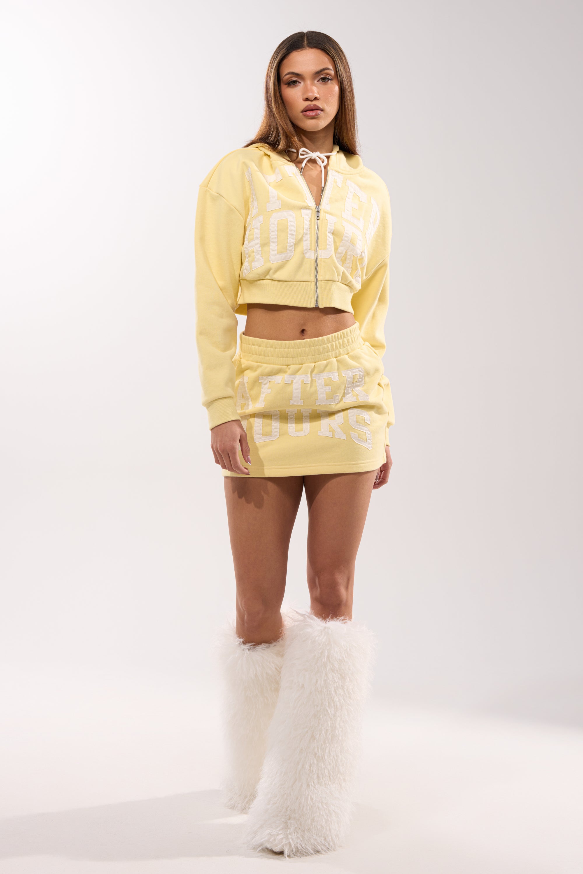 AFTER HOURS SWEATSHIRT IN YELLOW