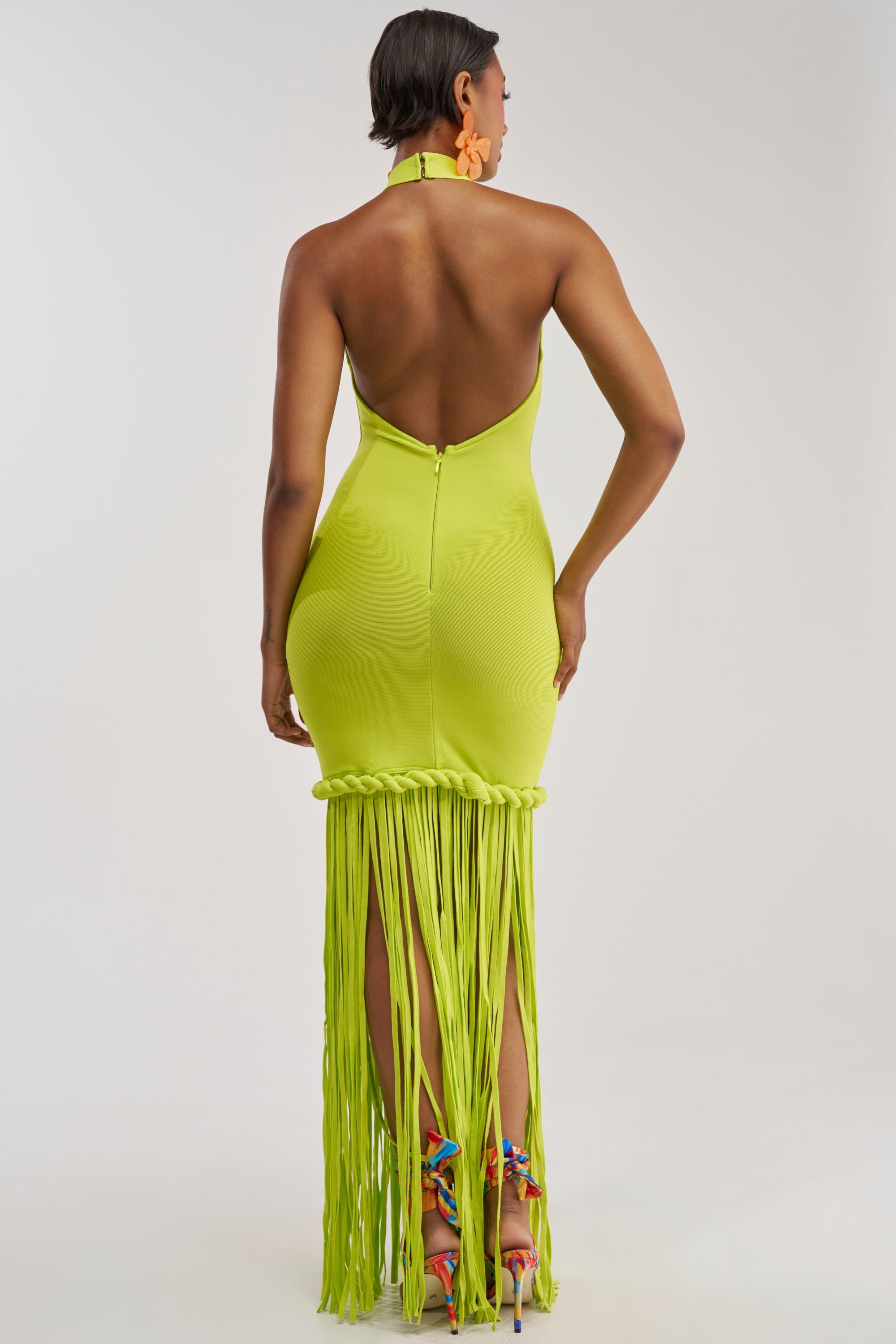 BEACH THEN CLUB MAXI DRESS IN LIME