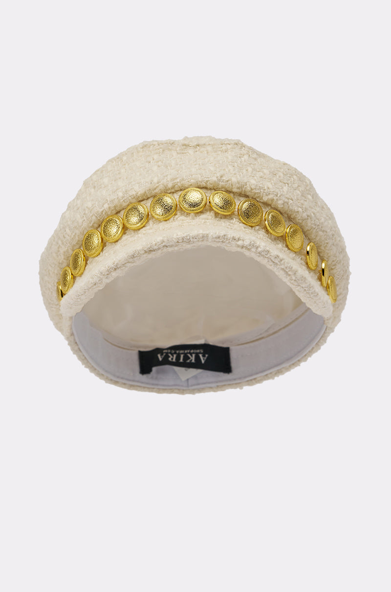 IN MALLORCA TWEED BRIM HAT