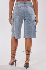 LITTLE SNAKE BERMUDA SHORT