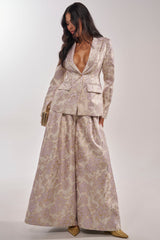 CHERI BROCADE WIDE LEG PANT