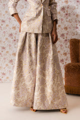 CHERI BROCADE WIDE LEG PANT