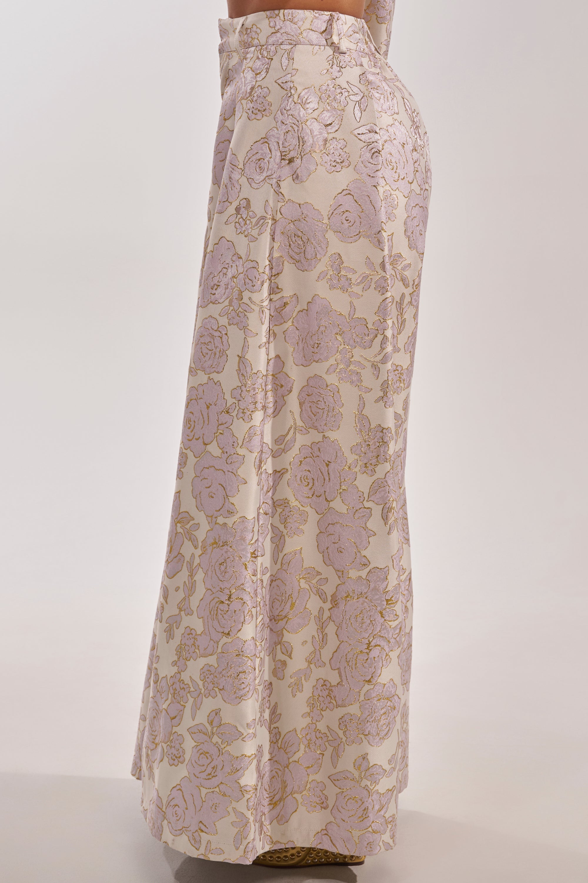 CHERI BROCADE WIDE LEG PANT