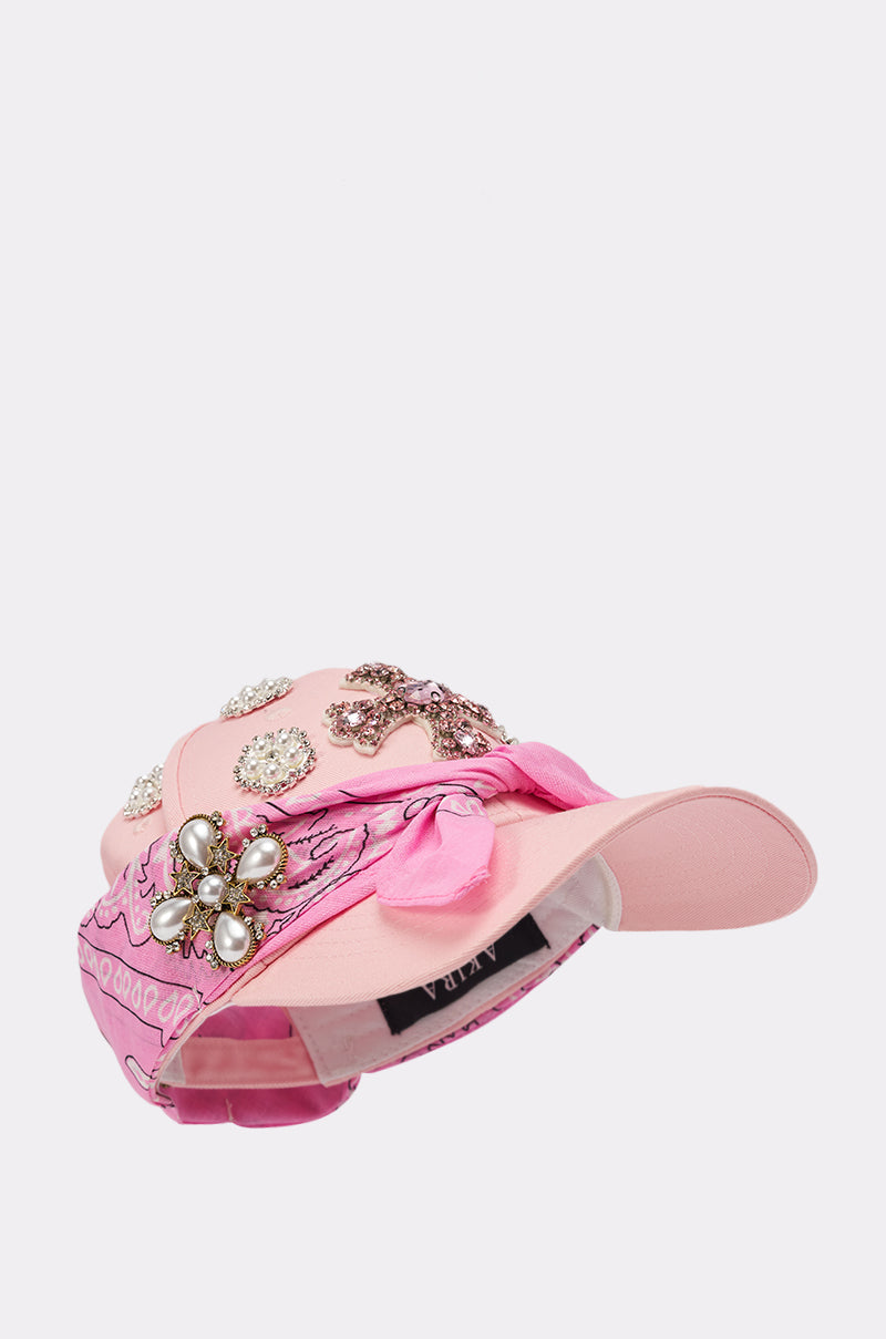 ASTRA PAISLEY BROOCH HAT