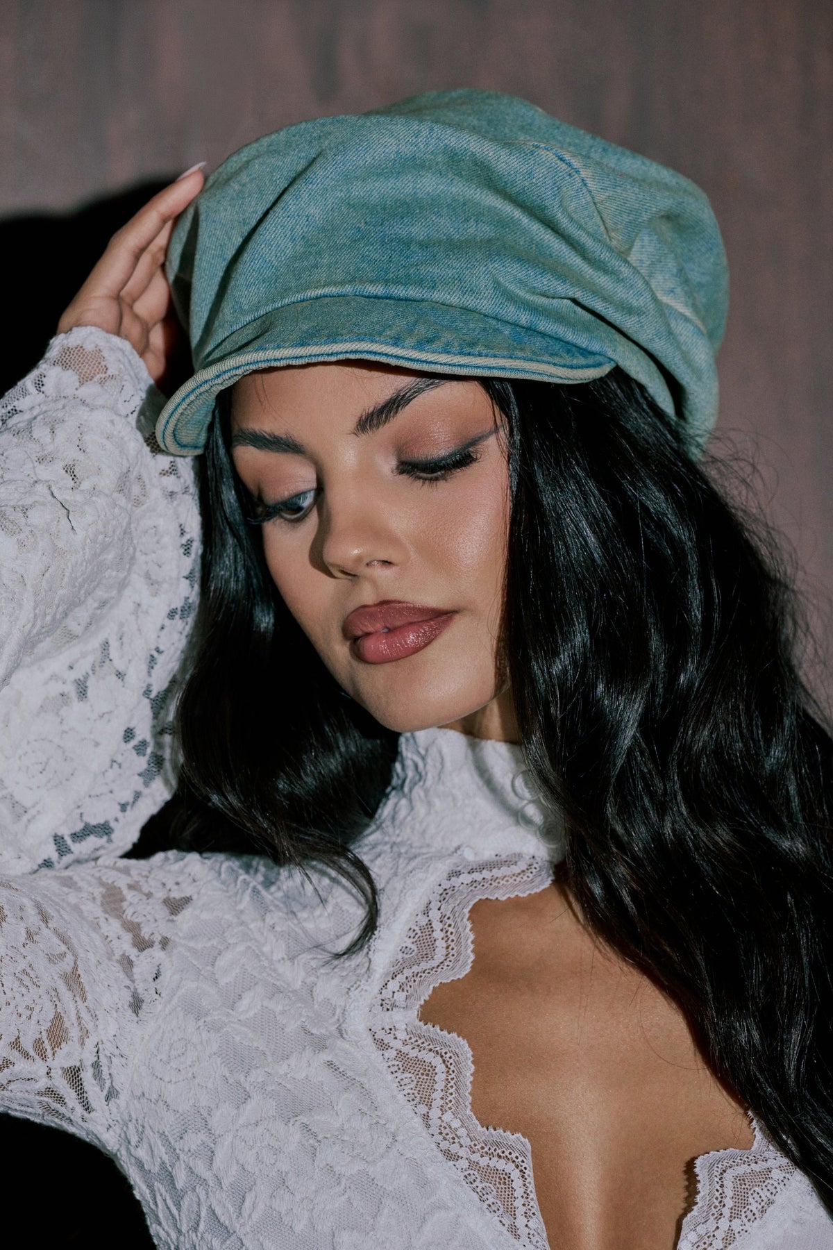 IT GURL SLOUCH DENIM HAT