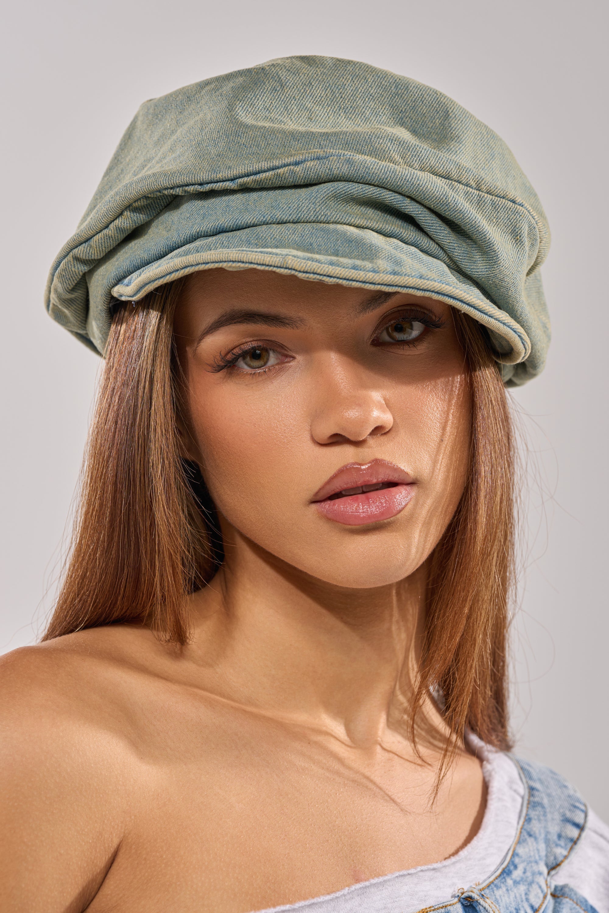 IT GURL SLOUCH DENIM HAT