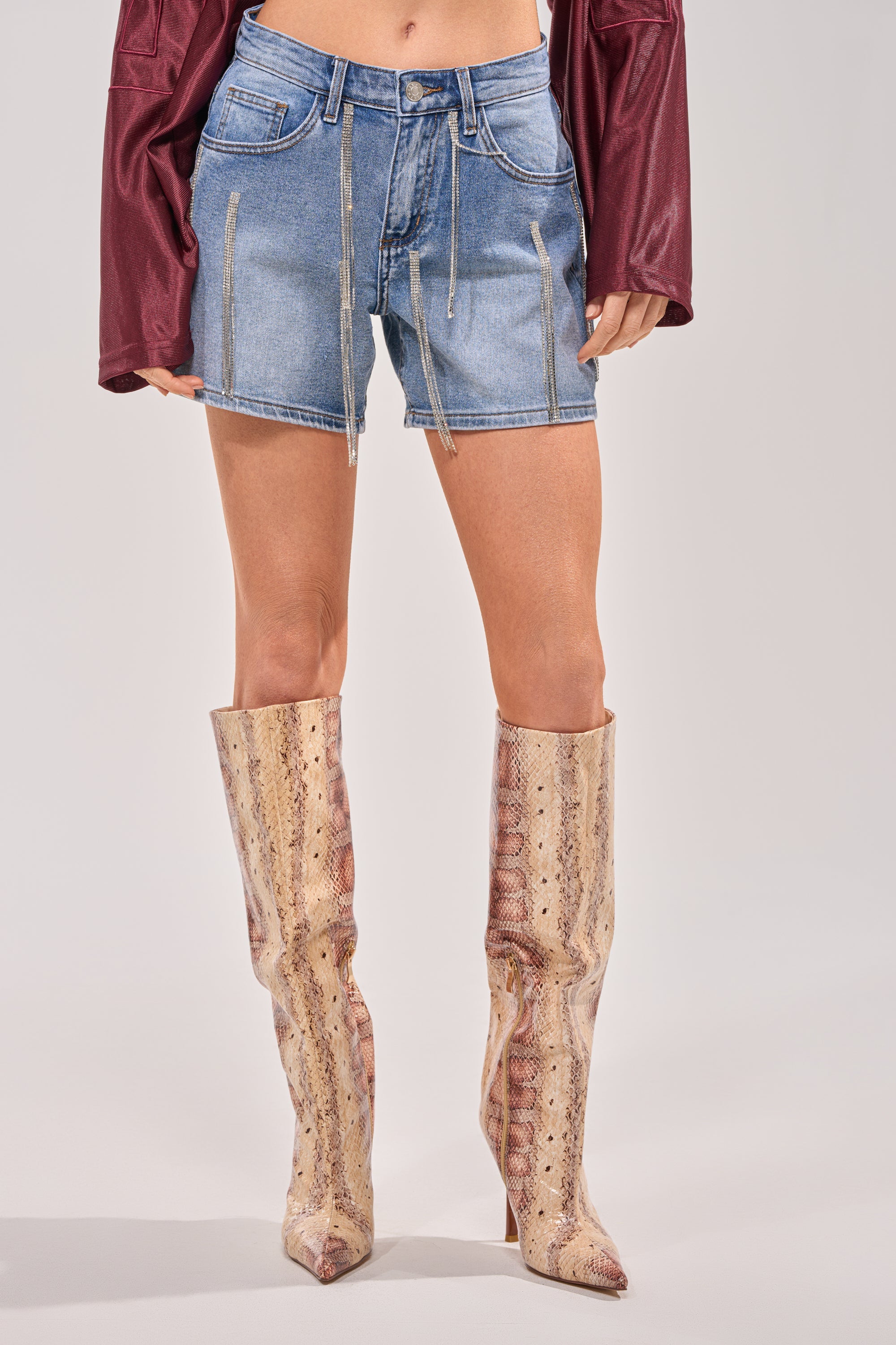 DRIP CITY DENIM SHORT