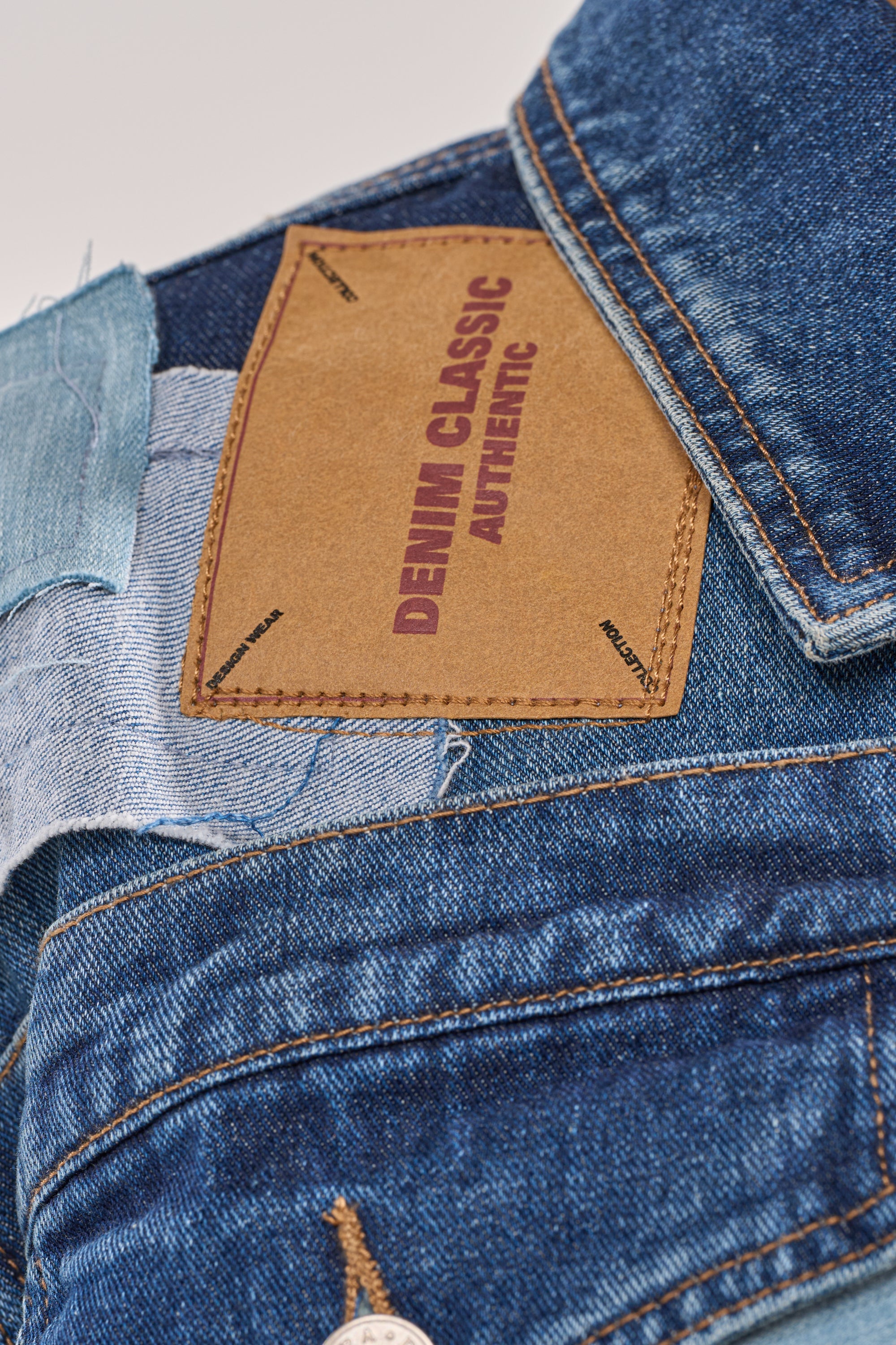 ACT UP PATCHWORK DENIM JACKET