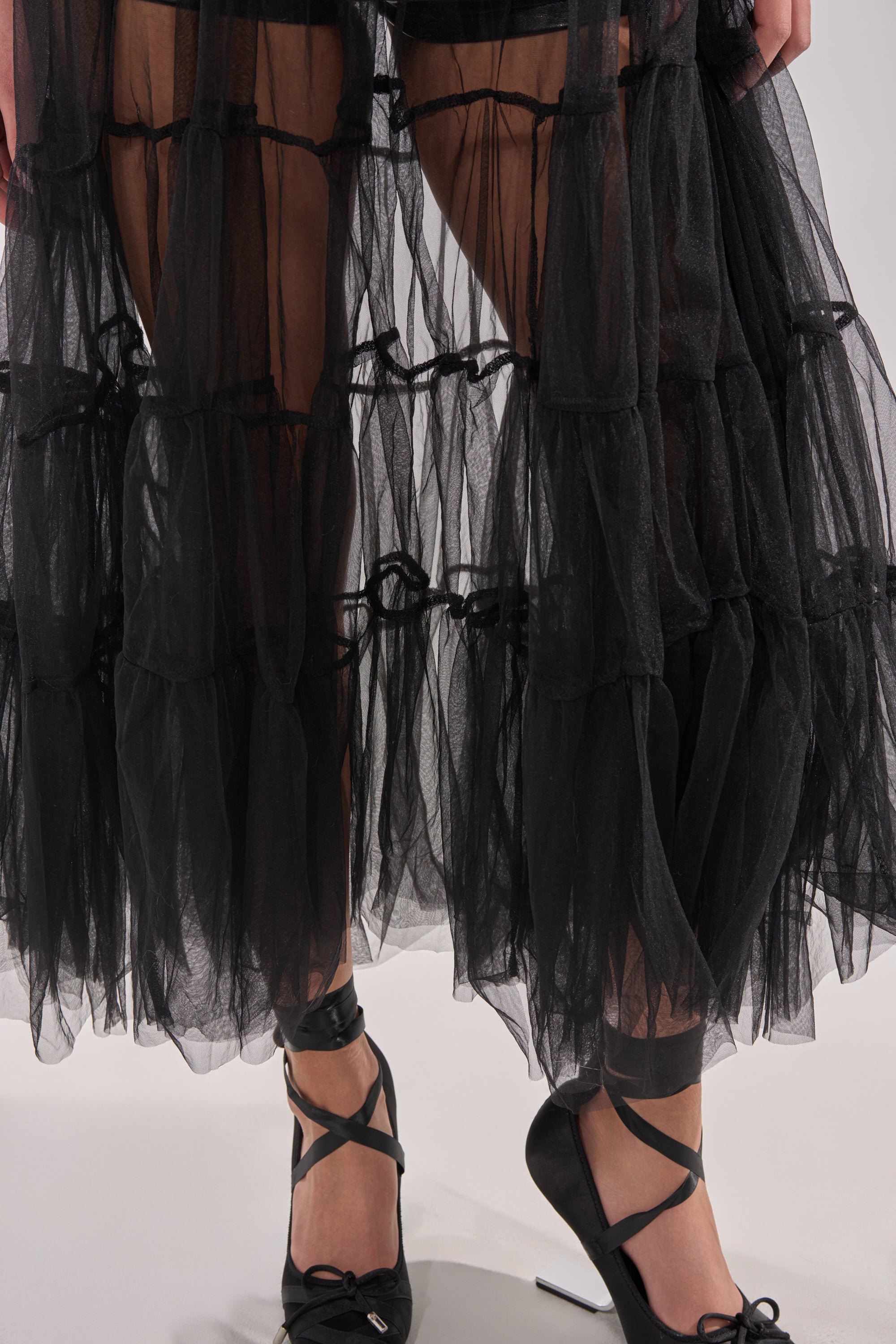 PERFECT FOR LAYERING TULLE MAXI DRESS