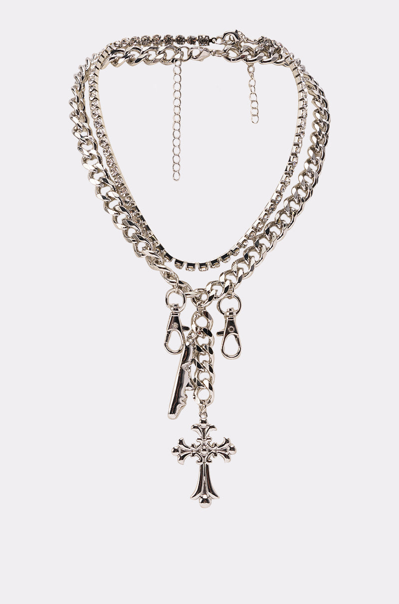 ALL I SEE IS CHROME NECKLACE