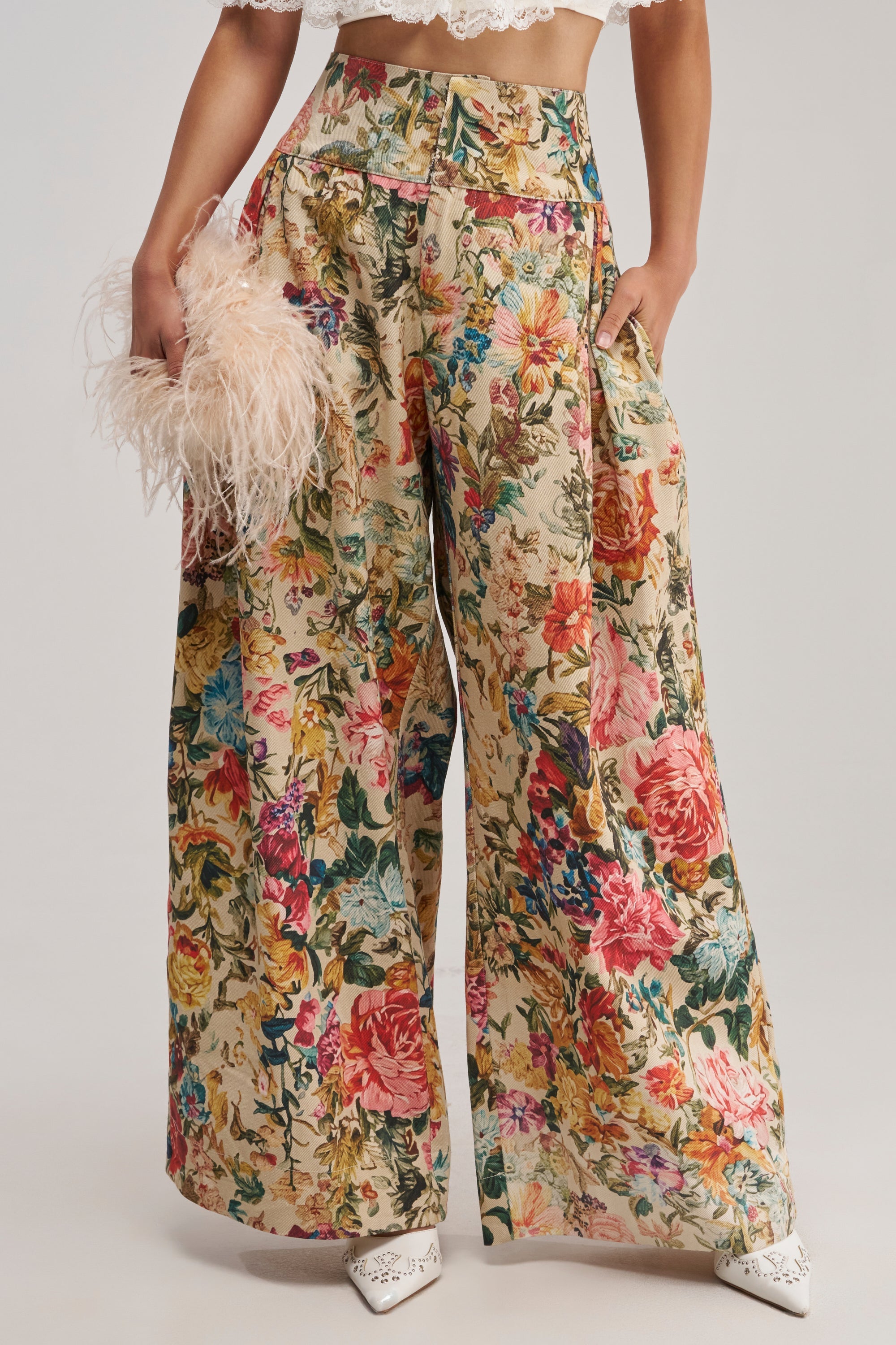 GIVE ME A FLOWER TROUSER